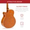 Best Choice Products 22-Fret Full Size Acoustic Electric Bass Guitar w/ 4-Band Equalizer, Truss Rod